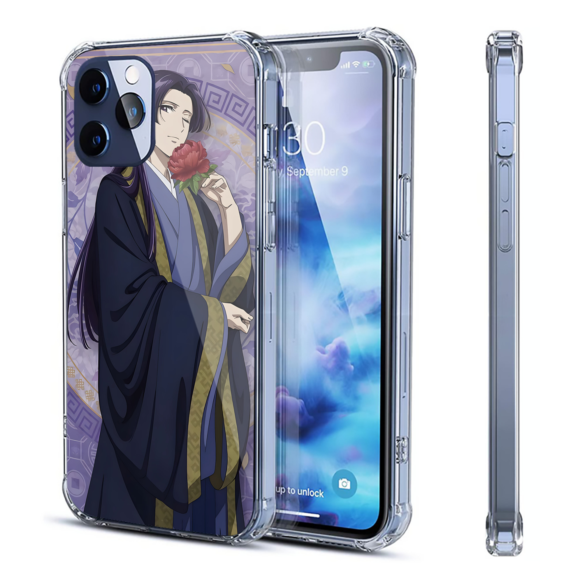 （画像用） 薬屋のひとりごと The Apothecary Diaries 【iPhone 12シリーズ対応】透明スマホケース（クリアソフトケース）